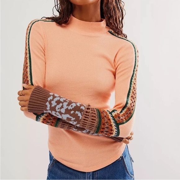 FREE PEOPLE Switch It Up Thermal Top - Picture 1 of 8